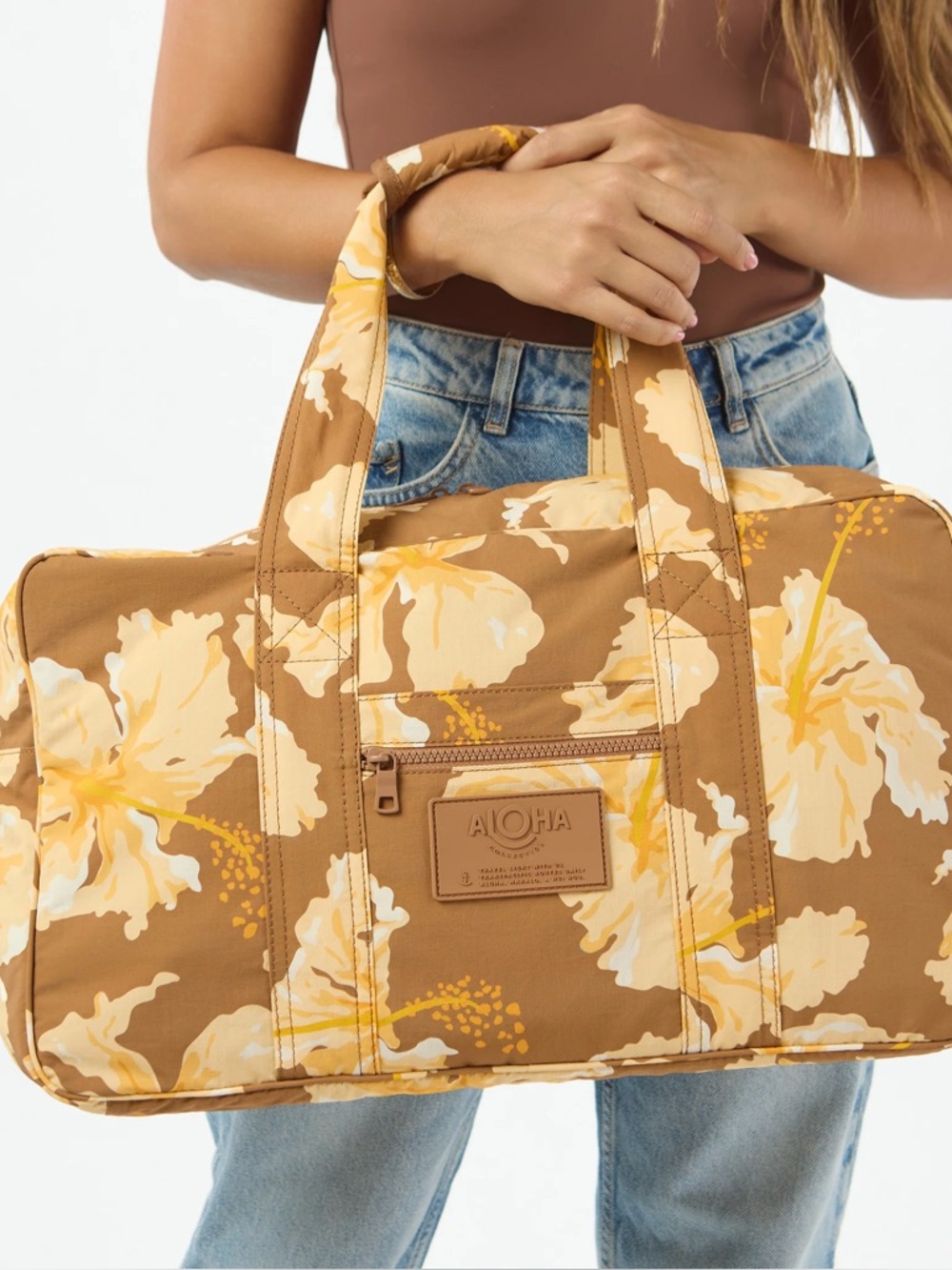 NWT Aloha Collection Tahaa Keep it Light Weekender in Toffee
